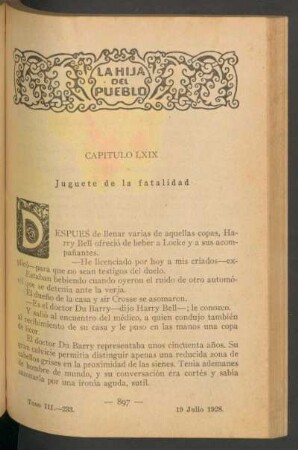 Capítulo LXIX - Juguete de la fatalidad