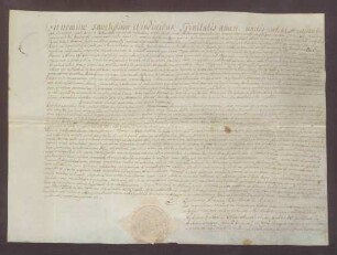 Procuratorium behufs Besitzergreifung der Dompfründe durch Gottfried von Reede zu Sassenfeld.