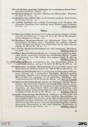Möbel (N. 419-477)