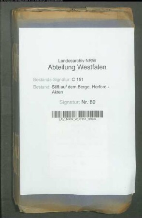Meier auf dem Berge zu Herford , Besitzer des Vorwerks oder Küchenhofs / Stift auf dem Berge: Eigenbehörigkeit des Meiers Bd.2