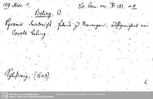 Literatura Germanica recentior B 0181