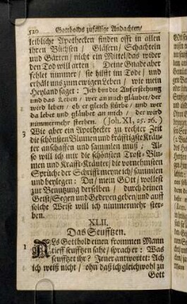 520-533, XLII. Das Seuffzen - XLV. Das Ballonen-Spiel