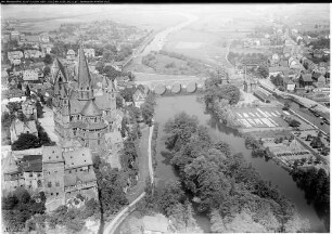 Limburg a.d. Lahn, Dom und alte Lahnbrücke von Osten