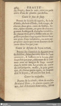 Contre la descente du boyau rectum