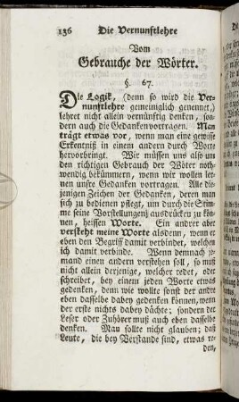 Vom Gebrauch der Wörter.