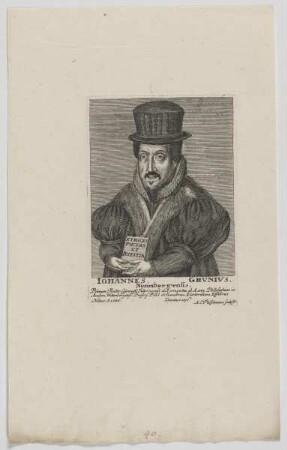 Bildnis des Iohannes Grvnivs