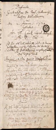 Einträge von 1739 - 1747 (Oberbibliothekar: Israel Gottlieb Canz)