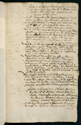 Wintersemester 1607/1608. Rektorat Sebastian Bloss.