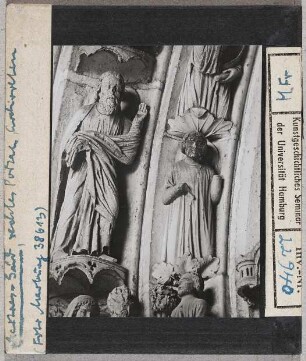 Chartres, Kathedrale: Südquerhaus, rechtes Portal, Archivolten rechts