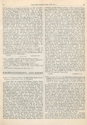 41-42 [Rezension] Augustinus, Aurelius, La moral de San Agustín
