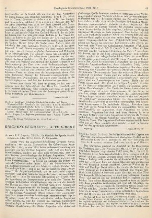41-42 [Rezension] Augustinus, Aurelius, La moral de San Agustín