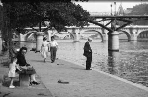 Paris: Angler am Seinekai