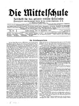 Die Besoldungsreform