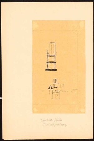 Totentempel des Ramses III. in Medinet Habu, Luxor (Theben-West) mit Palastanlage: Grundrisse nach einer französischen Vorlage