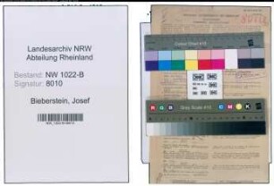 Entnazifizierung Josef Bieberstein , geb. 24.11.1894 (Lehrer)