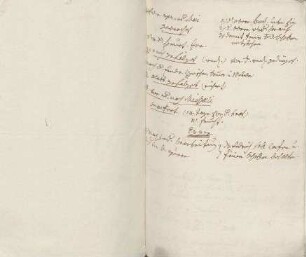 Agrarwirtschaftliche Notizen von Karoline Luises Hand.