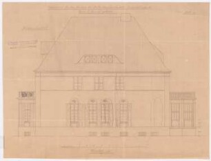 Villa Rewald, Berlin-Lichterfelde: Seitenansicht 1:50
