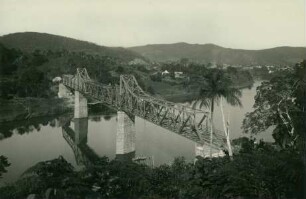 Itajahy-Brücke bei Blumenau, Brasilien, 1931