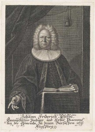 Bildnis des Johann Friderich Pfeffel