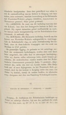 II. Koepang en omstreken. - Amarassie. - Amabie