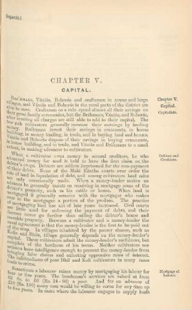 Chapter V. Capital