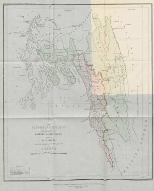 The Chittagong Division comprising the Districts of Noákháli & Chittagong, ...