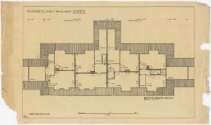 Kleinsiedlung Friesland, Emden: Grundriss Obergeschoss 1:50