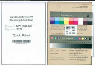 Entnazifizierung Robert Quack , geb. 28.06.1880 (Landwirt)