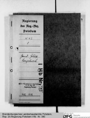 Bauten auf dem Gendarmeriegehöft Leegebruch, Kr. Osthavelland