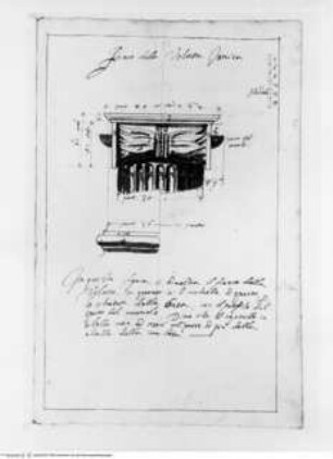 Trattato dell' ordine cinquen e dell' architettura civile, Die Ionische Ordnung, Kapitellschmuck