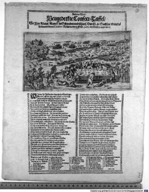 Anderer Theil Neugedeckte ConfectTaffel So Ihre Königl. Mayest. in Schweden und Churf. Durchl. zu Sachsen General Tyllen und seinen ConfectNäschern den 7. Sept. 1631. vor Leipzig angerichtet