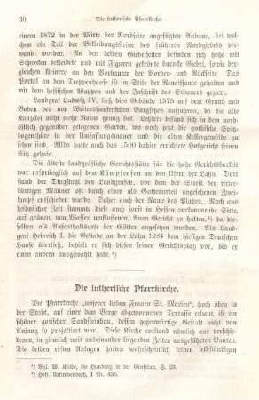 Die lutherische Pfarrkirche.