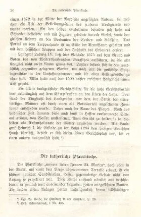 Die lutherische Pfarrkirche.