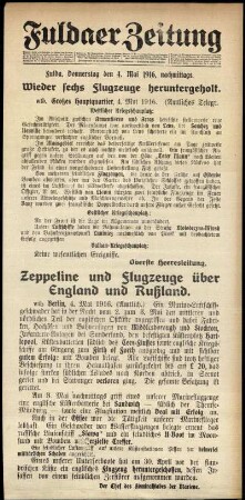 Ausgabe vom Donnerstag, den 04. Mai 1916.