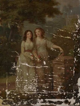 Die Prinzessin Luise (1782-1812) und Victoire (1784-1820) von Nassau-Usingen