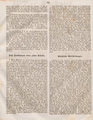 335-336 Kirchliche Mittheilungen