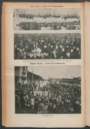 San Luis.- Ecos del Centenario