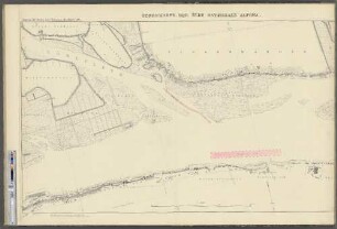Stromkarte der Elbe unterhalb Altona. : Finkenwärder. Neumühlen. Oevelgönne. Klein Flottbeck. Teufelsbrück.