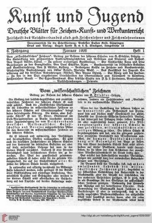 Heft 1 (Januar 1926)
