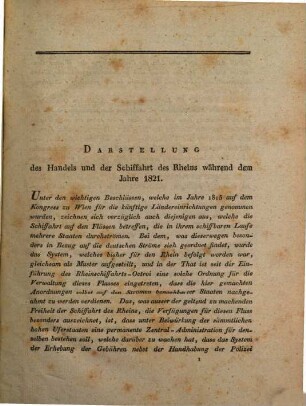 Beiträge zur Kenntniss und Beförderung des Handels und der Schiff-Fahrt. 3. 1822, H. 1