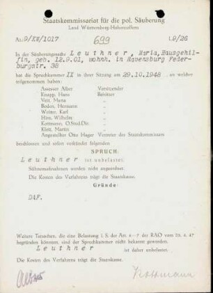 Leuthner, Maria
