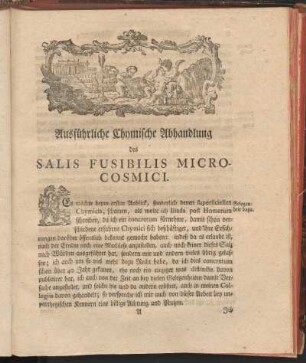 Ausführliche chymische Abhandlung des Salis Fusibilis Microcosmici