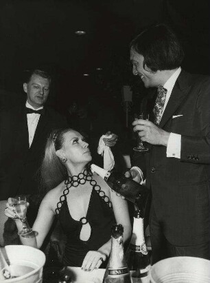 Presseball 1971. Ingrid van Bergen, Rolf Eden