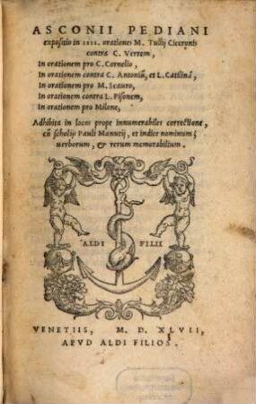 Expositio in IV. orationes Ciceronis