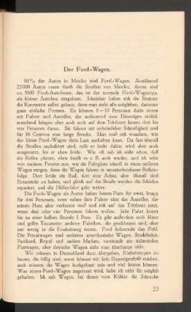 Der Ford-Wagen.