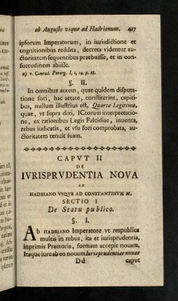 417-441, Sectio I