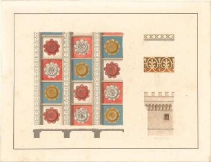 Loeffelholz von Colberg, Hans Carl; Studienzeichnungen - Ornamente (Details)