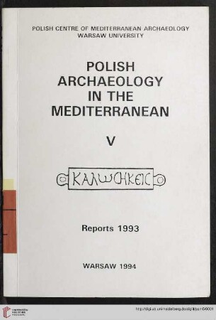 5: Polish Archaeology in the Mediterranean