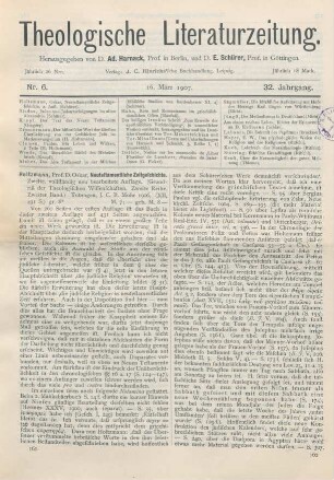 161-163 [Rezension] Holtzmann, Oskar, Neutestamentliche Zeitgeschichte. Zweite, vollständig neu bearbeitete Auflage