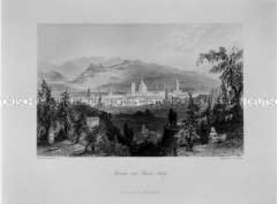 Ansicht von Florenz und Fiesole